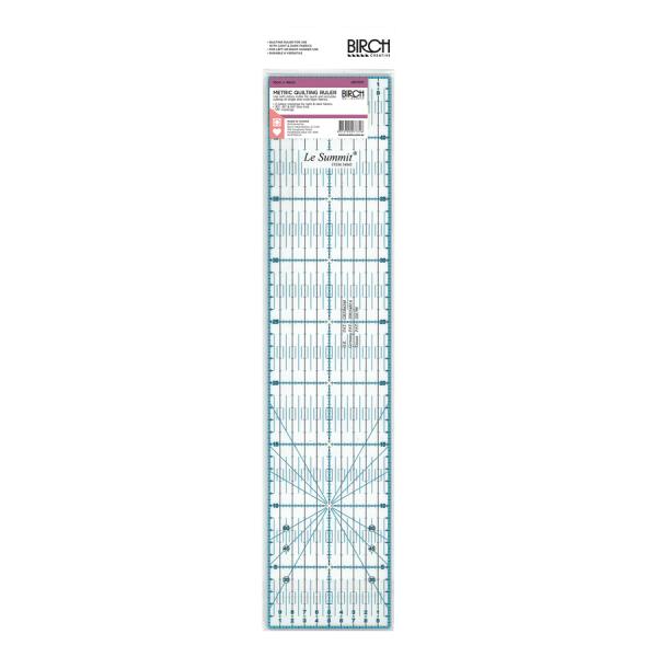 Birch - Metric Quilt Ruler - 10x45cm