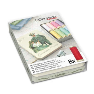 Gutermann Sew-all 100MT Nostalgic Box 8 Reels - Pastel - 40% OFF!