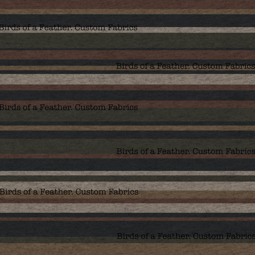 BOAF Printed Heathered Stripes - Brown *Pre-Order