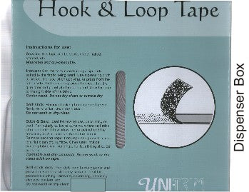 Uni-Trim 20mm Hook & Loop / Black Sew-in